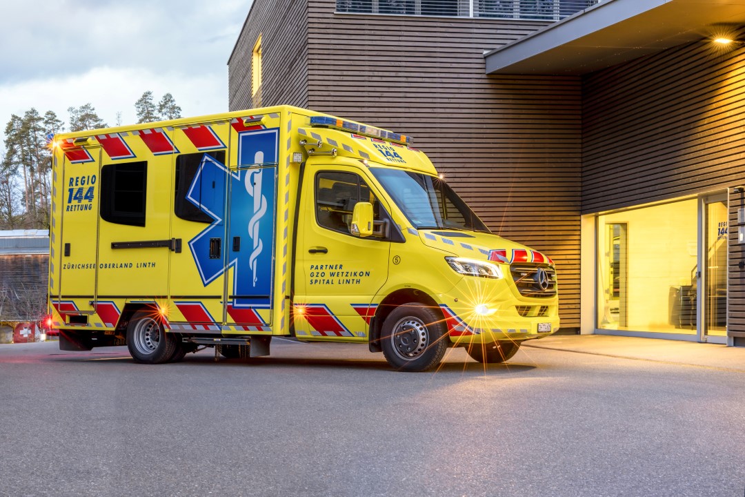 Ein «Regio»-Rettungswagen der neuesten Generation: Zwei solche Fahrzeuge sind schon in Betrieb, zwei weitere werden in den kommenden Monaten geliefert.